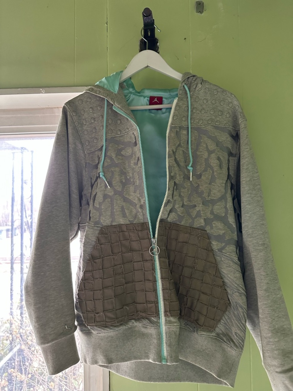 Jordan Fusion Hoody Jacket Hoodie
Grey size M/medium - Picture 4 of 5